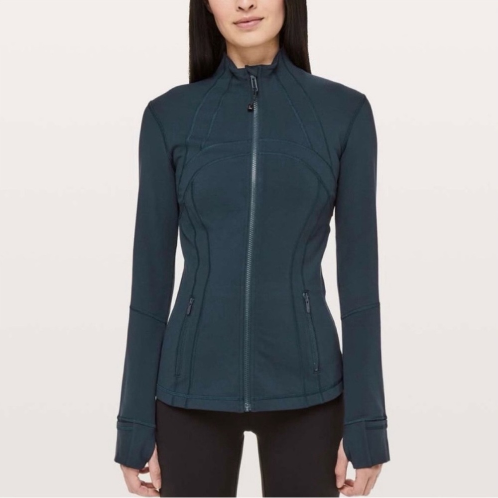 Lululemon Define Jacket - Teal (size 6)